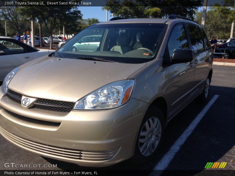 Desert Sand Mica / Taupe 2005 Toyota Sienna LE