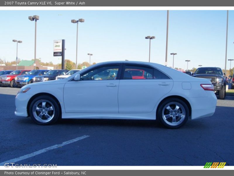 Super White / Ash 2007 Toyota Camry XLE V6