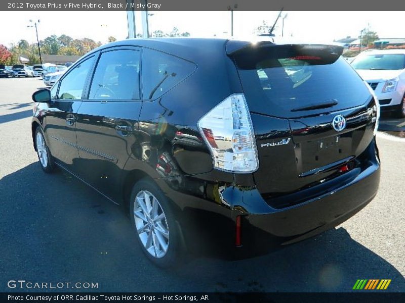 Black / Misty Gray 2012 Toyota Prius v Five Hybrid