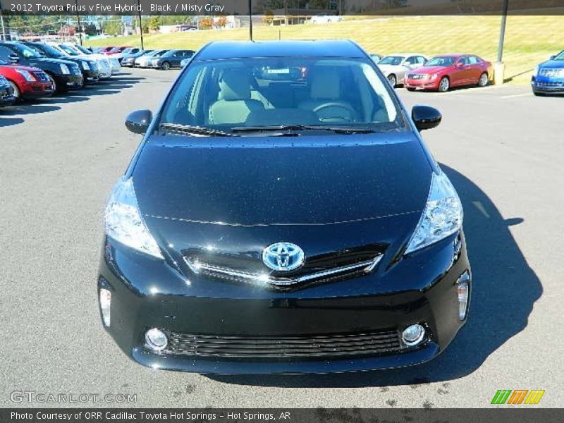 Black / Misty Gray 2012 Toyota Prius v Five Hybrid