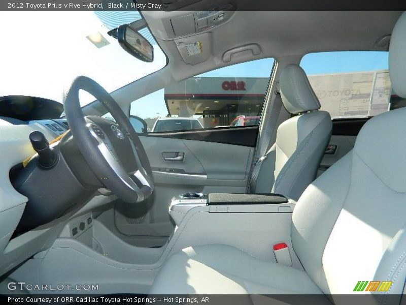 Black / Misty Gray 2012 Toyota Prius v Five Hybrid