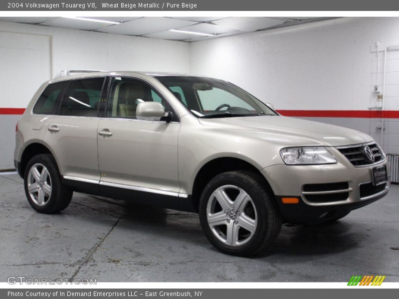 Wheat Beige Metallic / Pure Beige 2004 Volkswagen Touareg V8