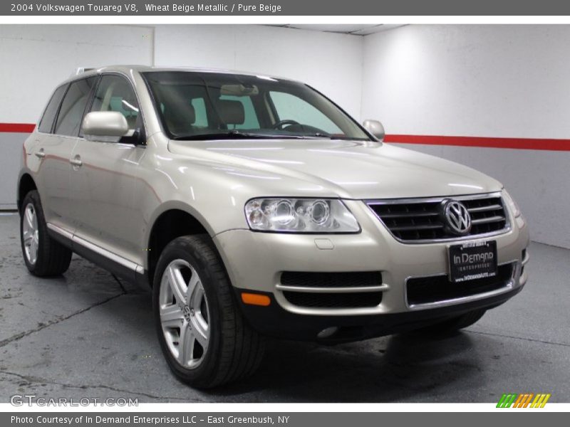Wheat Beige Metallic / Pure Beige 2004 Volkswagen Touareg V8