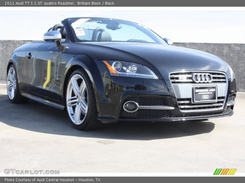 Brilliant Black / Black 2011 Audi TT S 2.0T quattro Roadster