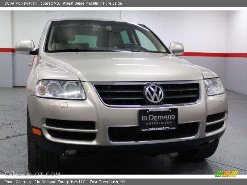 Wheat Beige Metallic / Pure Beige 2004 Volkswagen Touareg V8
