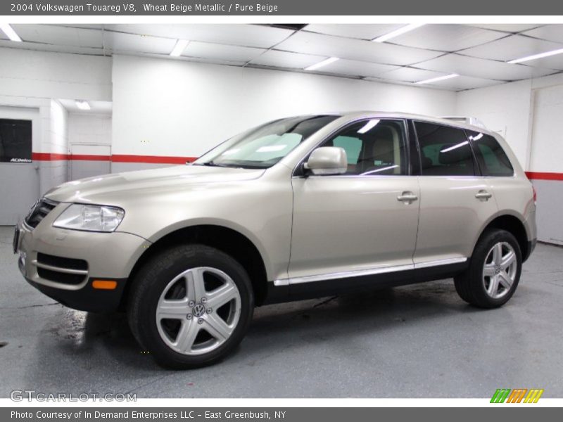Wheat Beige Metallic / Pure Beige 2004 Volkswagen Touareg V8