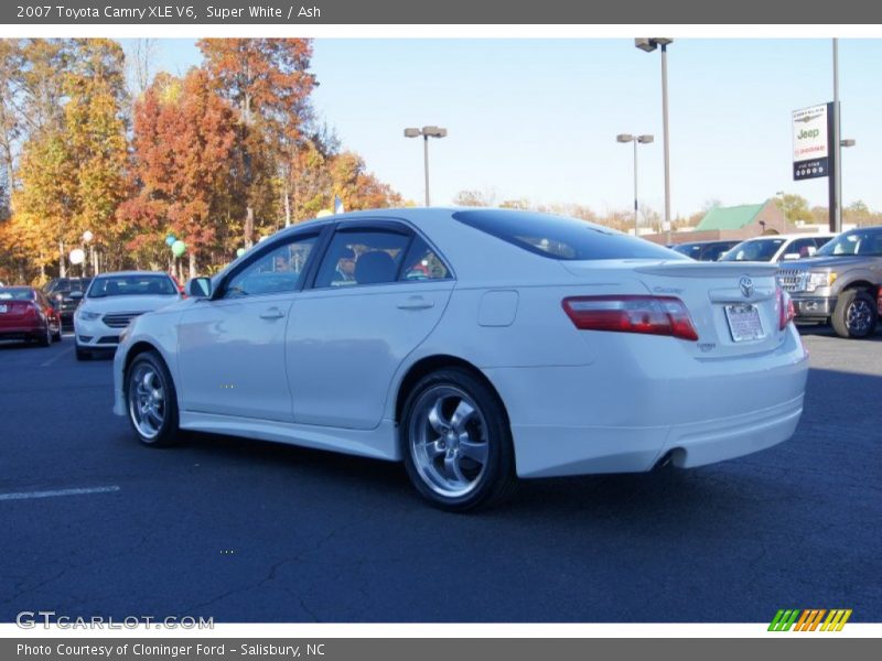 Super White / Ash 2007 Toyota Camry XLE V6