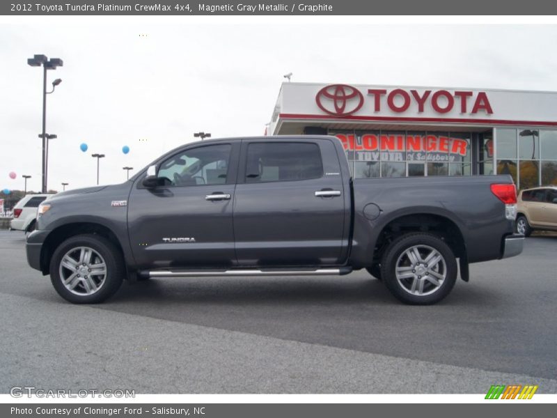 Magnetic Gray Metallic / Graphite 2012 Toyota Tundra Platinum CrewMax 4x4