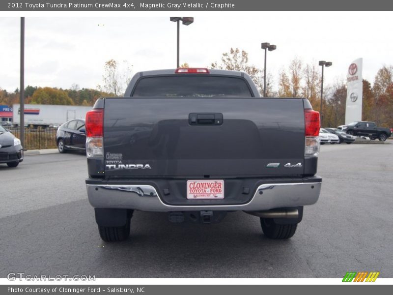 Magnetic Gray Metallic / Graphite 2012 Toyota Tundra Platinum CrewMax 4x4