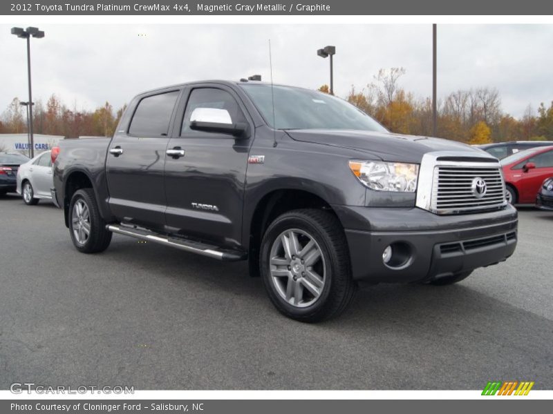 Magnetic Gray Metallic / Graphite 2012 Toyota Tundra Platinum CrewMax 4x4
