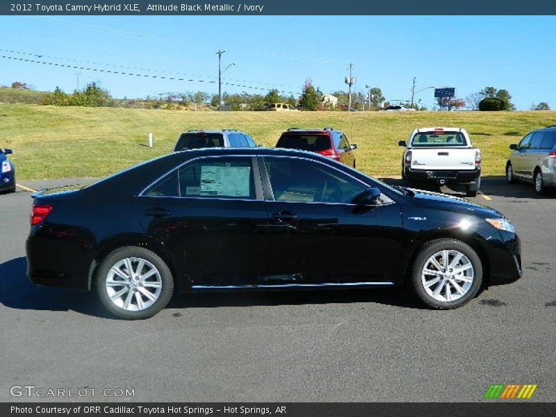 Attitude Black Metallic / Ivory 2012 Toyota Camry Hybrid XLE