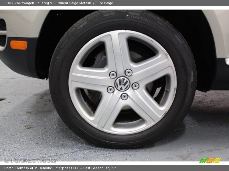 Wheat Beige Metallic / Pure Beige 2004 Volkswagen Touareg V8