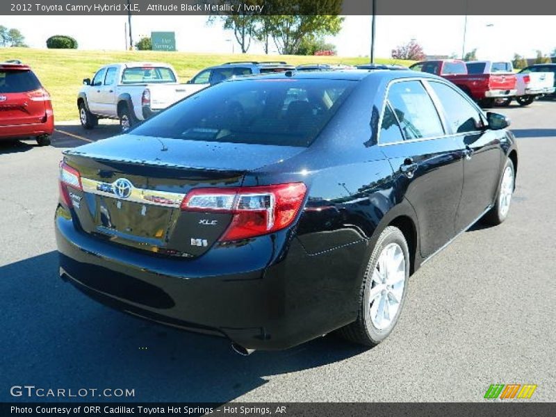 Attitude Black Metallic / Ivory 2012 Toyota Camry Hybrid XLE