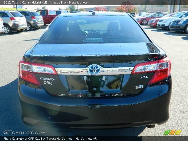 Attitude Black Metallic / Ivory 2012 Toyota Camry Hybrid XLE