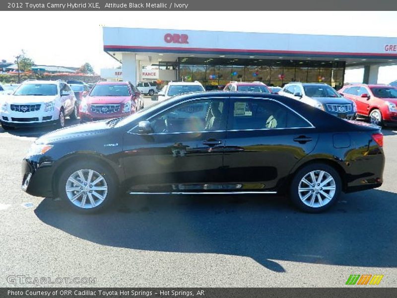 Attitude Black Metallic / Ivory 2012 Toyota Camry Hybrid XLE