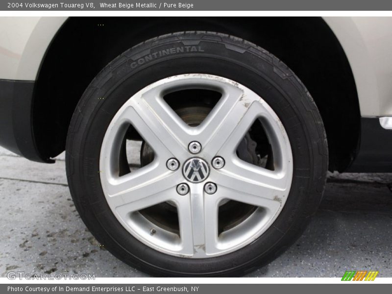 Wheat Beige Metallic / Pure Beige 2004 Volkswagen Touareg V8