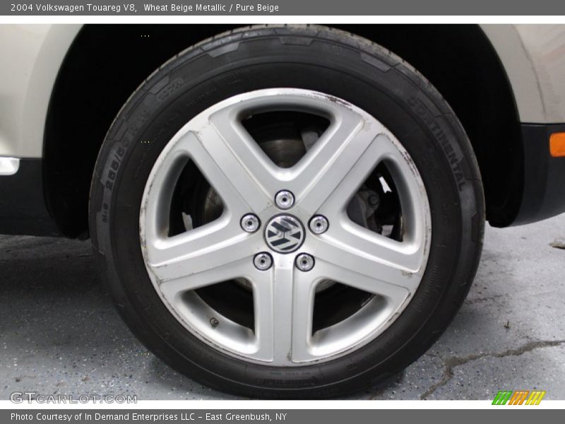 Wheat Beige Metallic / Pure Beige 2004 Volkswagen Touareg V8