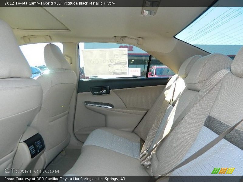 Attitude Black Metallic / Ivory 2012 Toyota Camry Hybrid XLE