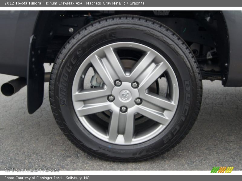 Magnetic Gray Metallic / Graphite 2012 Toyota Tundra Platinum CrewMax 4x4
