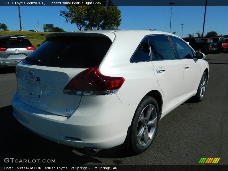 Blizzard White Pearl / Light Gray 2013 Toyota Venza XLE
