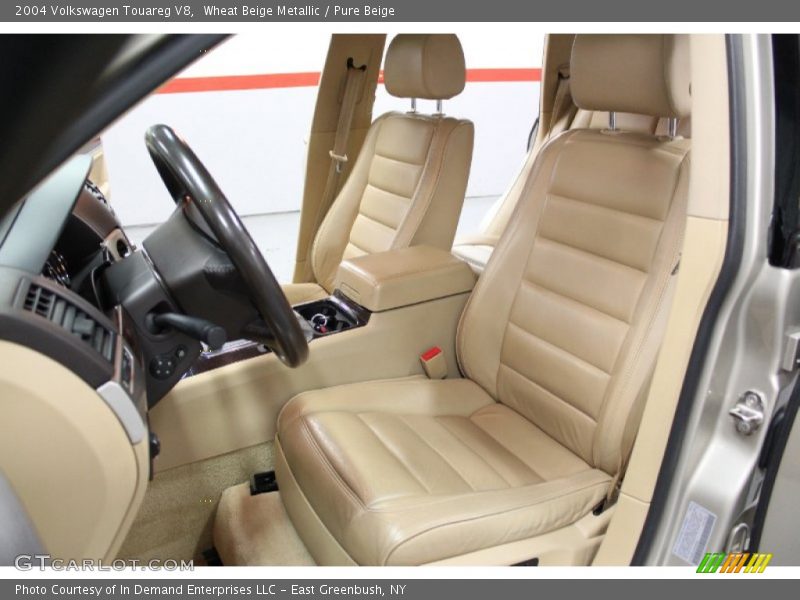 Wheat Beige Metallic / Pure Beige 2004 Volkswagen Touareg V8