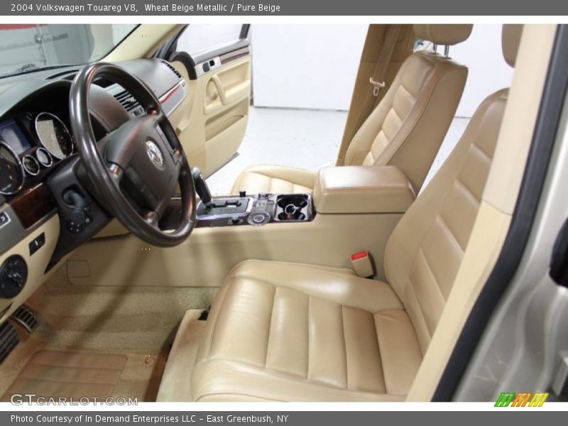 Wheat Beige Metallic / Pure Beige 2004 Volkswagen Touareg V8