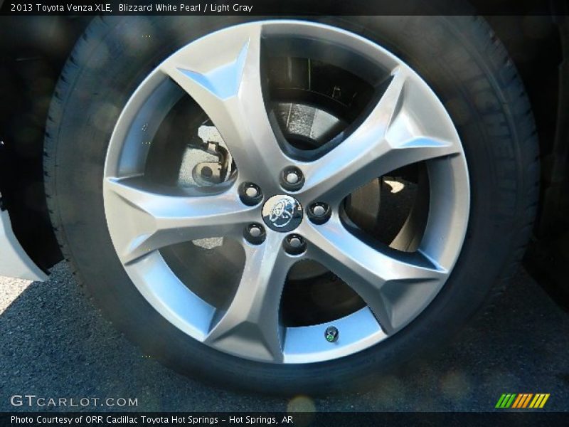 Blizzard White Pearl / Light Gray 2013 Toyota Venza XLE