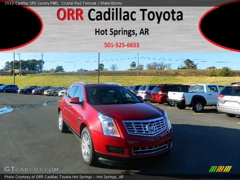 Crystal Red Tintcoat / Shale/Ebony 2013 Cadillac SRX Luxury FWD