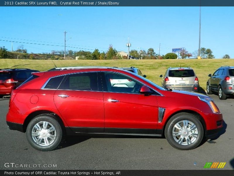 Crystal Red Tintcoat / Shale/Ebony 2013 Cadillac SRX Luxury FWD