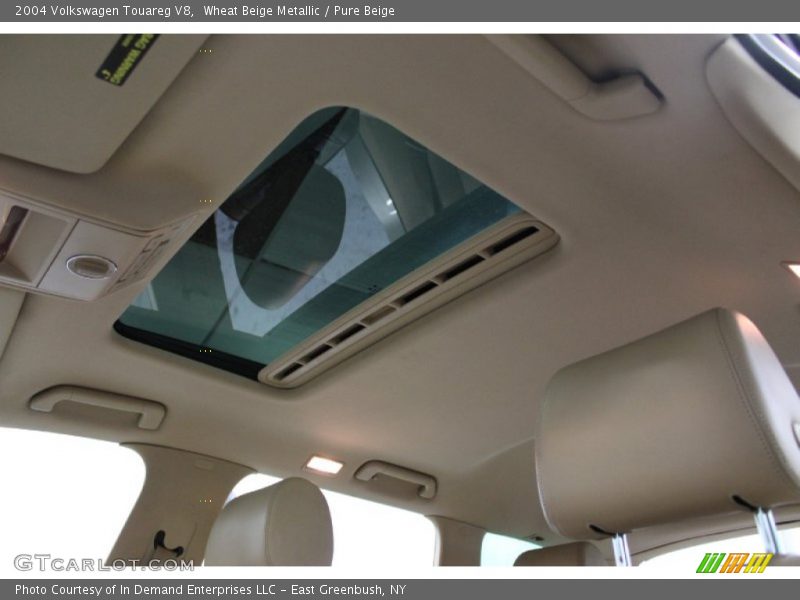 Wheat Beige Metallic / Pure Beige 2004 Volkswagen Touareg V8