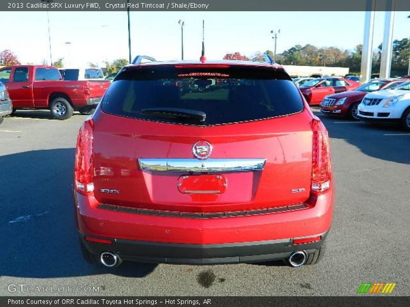 Crystal Red Tintcoat / Shale/Ebony 2013 Cadillac SRX Luxury FWD
