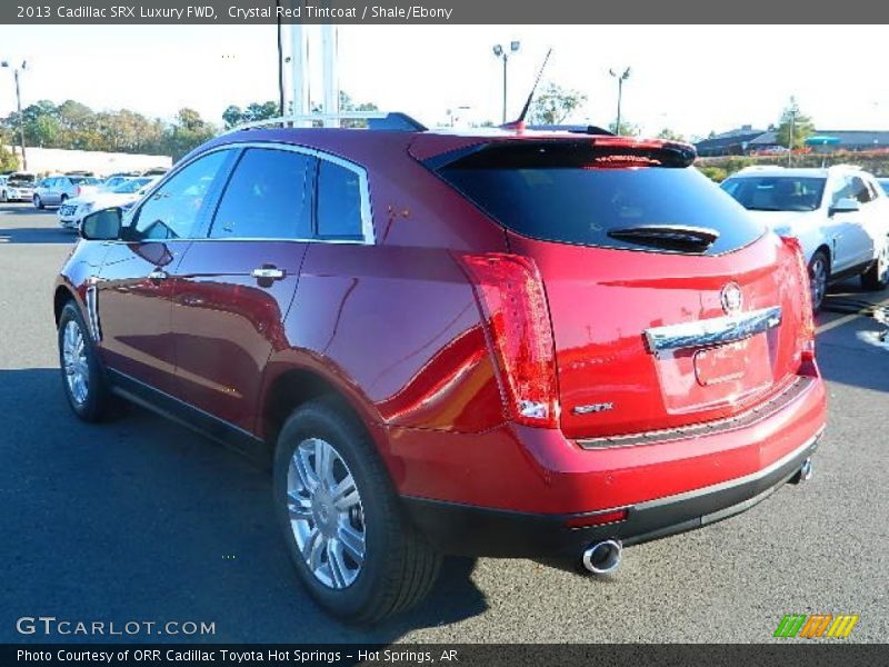 Crystal Red Tintcoat / Shale/Ebony 2013 Cadillac SRX Luxury FWD