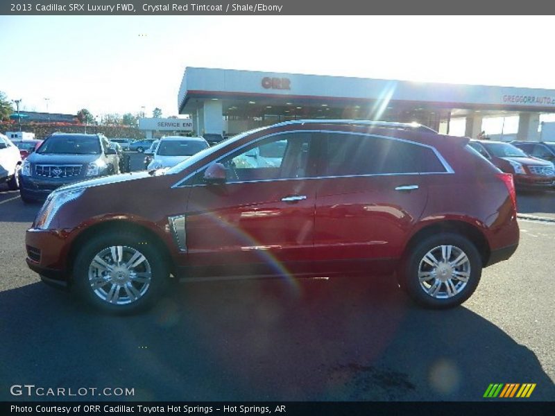 Crystal Red Tintcoat / Shale/Ebony 2013 Cadillac SRX Luxury FWD
