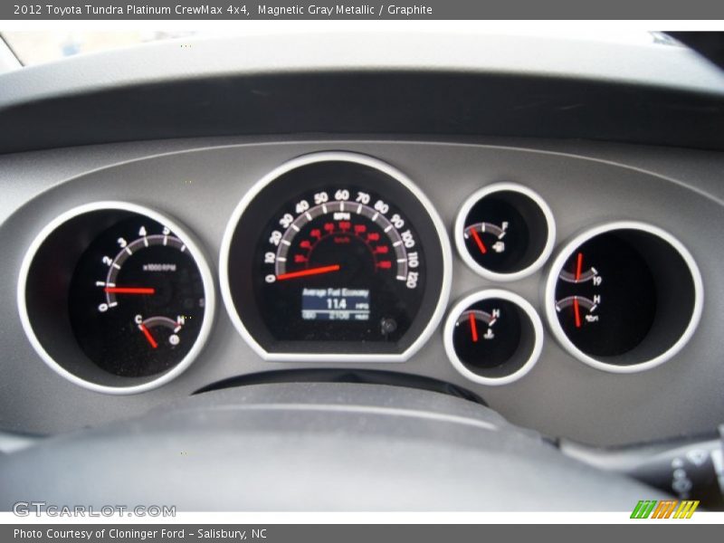 Magnetic Gray Metallic / Graphite 2012 Toyota Tundra Platinum CrewMax 4x4