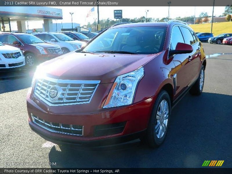 Crystal Red Tintcoat / Shale/Ebony 2013 Cadillac SRX Luxury FWD