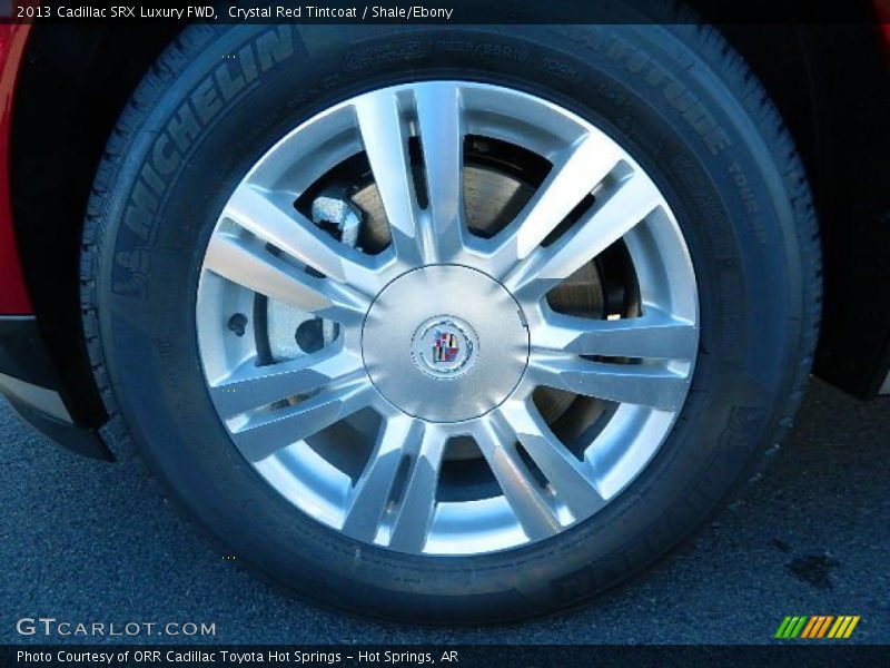 Crystal Red Tintcoat / Shale/Ebony 2013 Cadillac SRX Luxury FWD