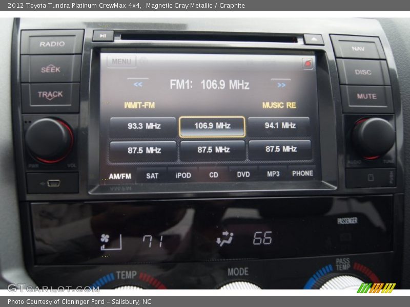 Magnetic Gray Metallic / Graphite 2012 Toyota Tundra Platinum CrewMax 4x4