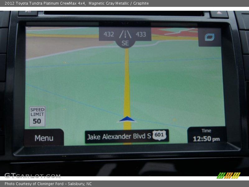 Magnetic Gray Metallic / Graphite 2012 Toyota Tundra Platinum CrewMax 4x4