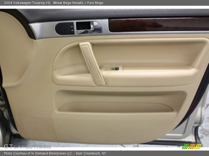 Wheat Beige Metallic / Pure Beige 2004 Volkswagen Touareg V8