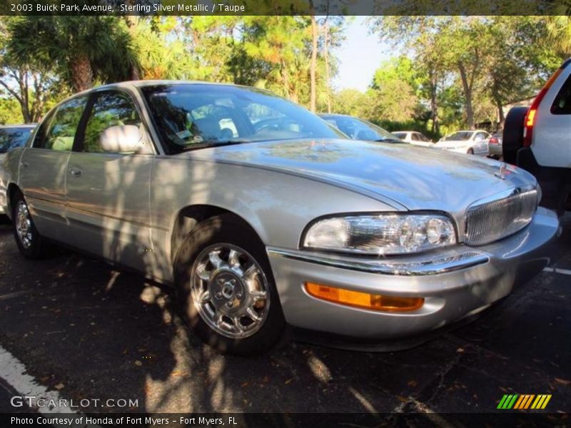 Sterling Silver Metallic / Taupe 2003 Buick Park Avenue