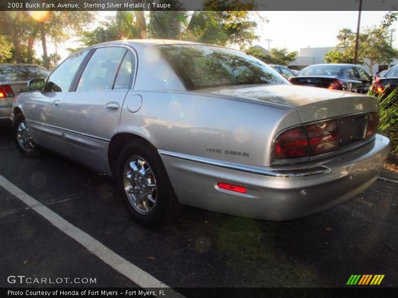 Sterling Silver Metallic / Taupe 2003 Buick Park Avenue