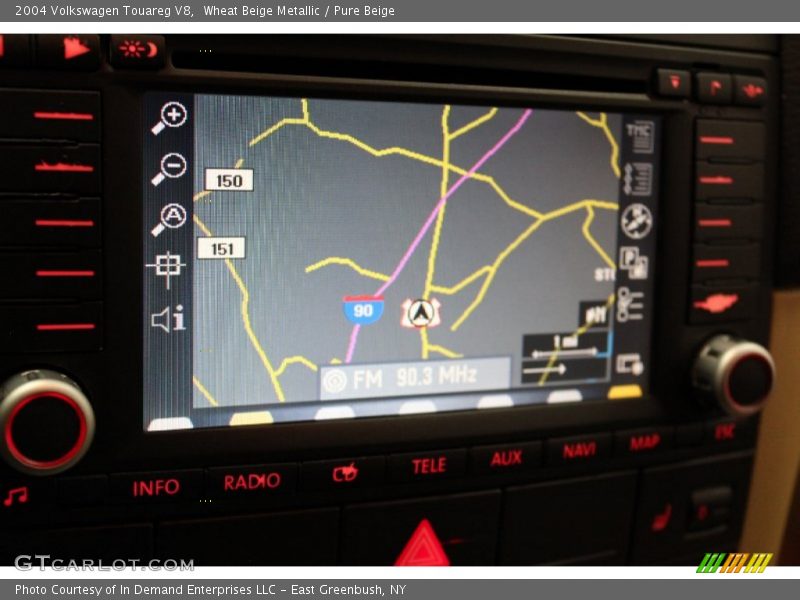 Wheat Beige Metallic / Pure Beige 2004 Volkswagen Touareg V8