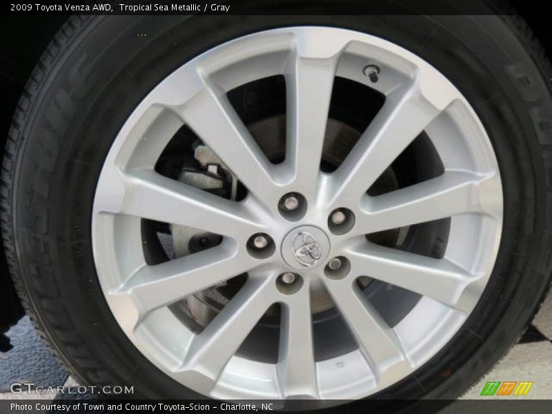 Tropical Sea Metallic / Gray 2009 Toyota Venza AWD