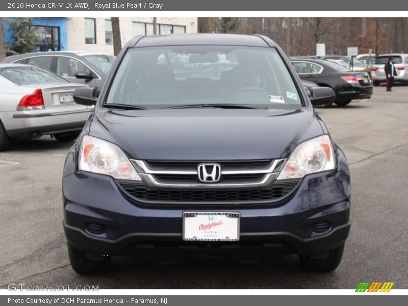Royal Blue Pearl / Gray 2010 Honda CR-V LX AWD