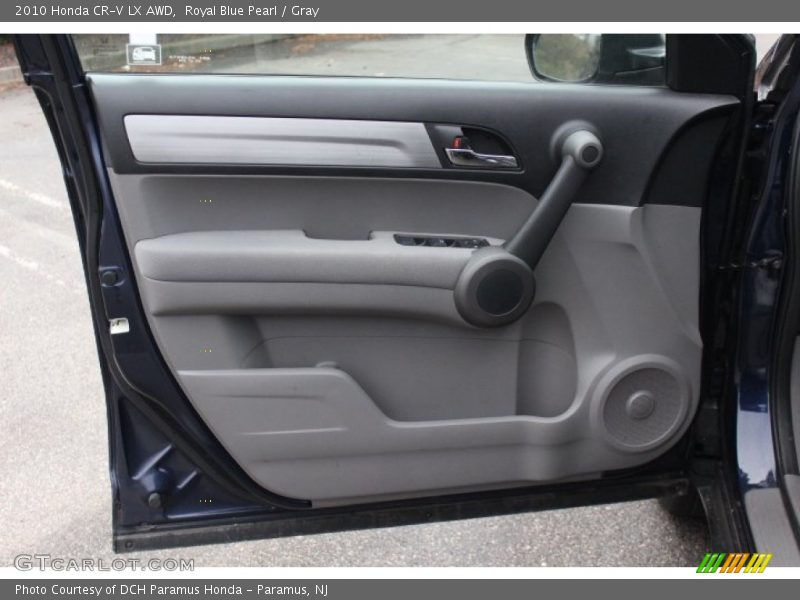 Royal Blue Pearl / Gray 2010 Honda CR-V LX AWD