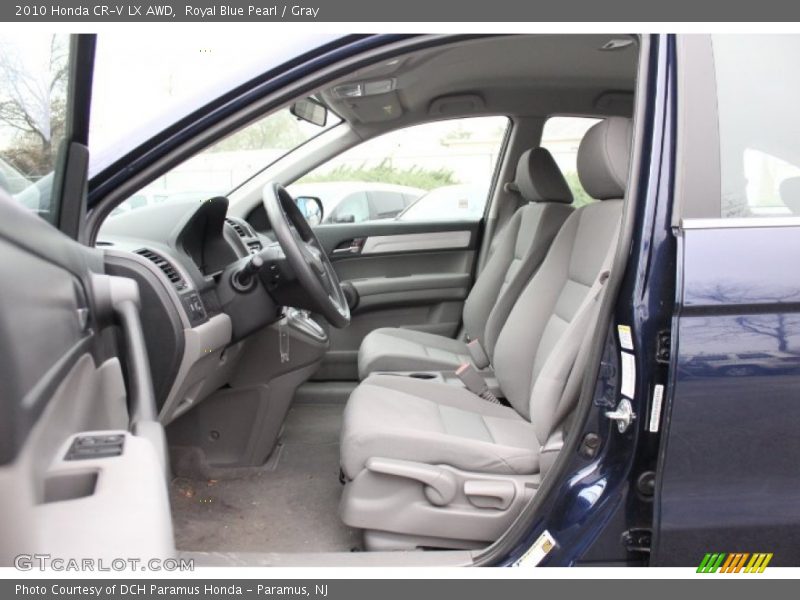 Royal Blue Pearl / Gray 2010 Honda CR-V LX AWD
