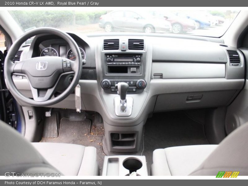 Royal Blue Pearl / Gray 2010 Honda CR-V LX AWD
