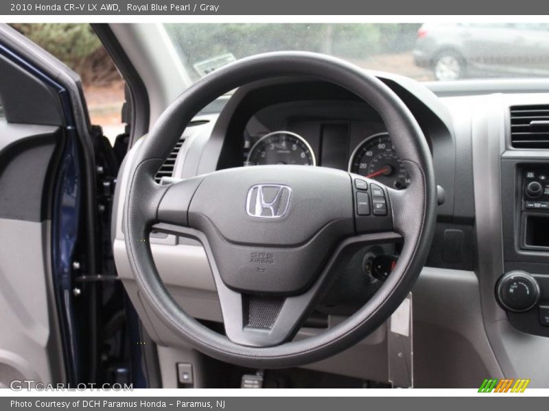 Royal Blue Pearl / Gray 2010 Honda CR-V LX AWD