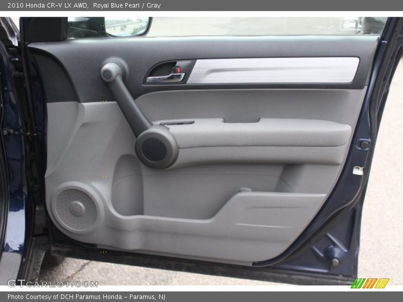 Royal Blue Pearl / Gray 2010 Honda CR-V LX AWD