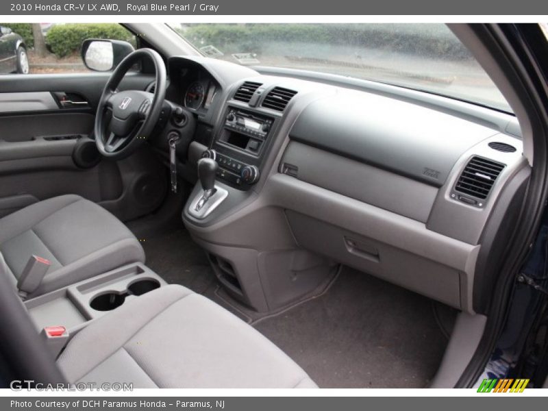 Royal Blue Pearl / Gray 2010 Honda CR-V LX AWD